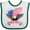 White and Green, variant on Inktastic American Flag Made in the USA with Bald Eagle Boys or Girls Baby Bib