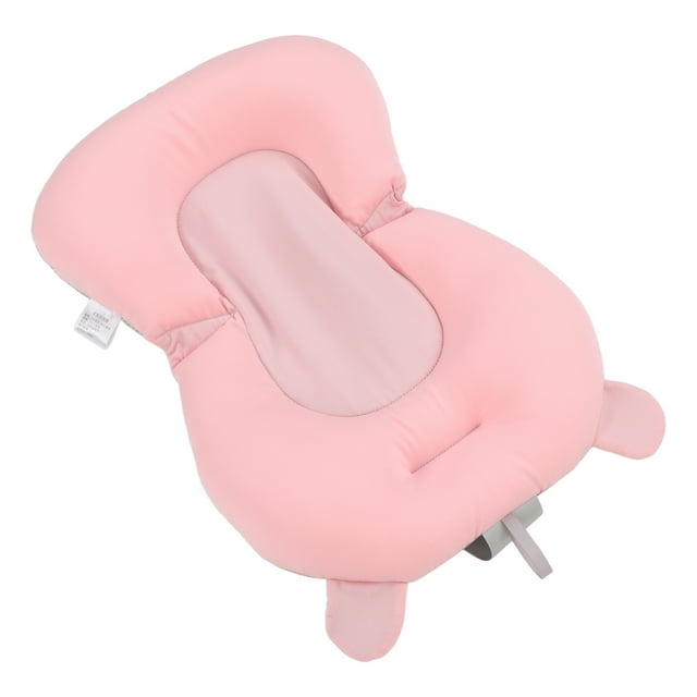 COJÍN PARA ASITO DE BAÑO PARA BEBÉ, TAPETE DE SOPORTE PARA BAÑERA PARA BEBÉ, SOPORTE DE BAÑO AJUSTABLE FLOTANTE PLEGABLE PARA Recién Nacido, Almohadilla De Red Universal