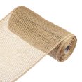 thumbnail image 1 of Unique Bargains PP Burlap Mesh 10' x 10 Yards Decorative Wrapping Ribbon, Beige 1 Roll, 1 of 5