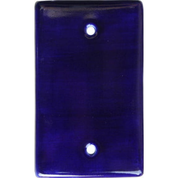Blue Talavera Ceramic Cover Switch Plate