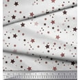 thumbnail image 2 of Soimoi Brown Cotton Duck Fabric Stars Star Fabric Prints By Yard 42 Inch Wide, 2 of 3