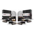 thumbnail image 1 of Power Stop Crk6495 Kit De Rotores De Freno Y Pastillas De Freno Con Revestimiento Geomet Delantero Y Trasero Z17 Evolution Para Nissan Altima 2013-2023 [Modelos Con Freno De Estacionamiento Manual], 1 of 5
