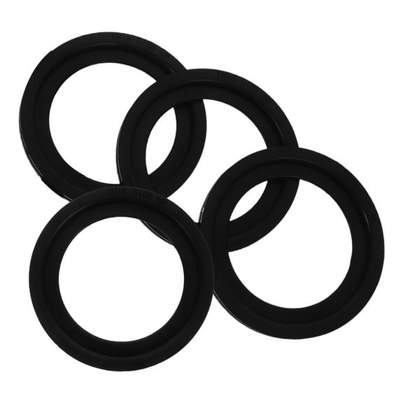 OATIPHO 4Pcs Toilet Gasket Seal Black Easy Use Compact Design for Rv Toilet Replacement