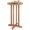 Round,Natural, variant on BarefHaven Outdoor Teak Wood Bar Table Folding, Patio Bar Height Oval Table with Slatted Tabletop and Cross Base, Pub Height Table for Patio, Porch, Backyard, Poolside