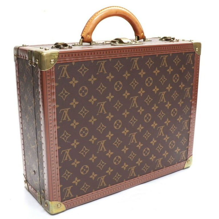 Authenticated used Louis Vuitton Cotoville 40 Monogram Trunk Hard Case Attache Bag Brown Gold Hardware Louis Vuitton, Women's, Size: (HxWxD): 32cm x