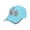 Blue, variant on Fashion Women Candy Color Crown Faux Pearl Rhinestone Baseball Cap Tiara Snapback Outdoor Sun Hat