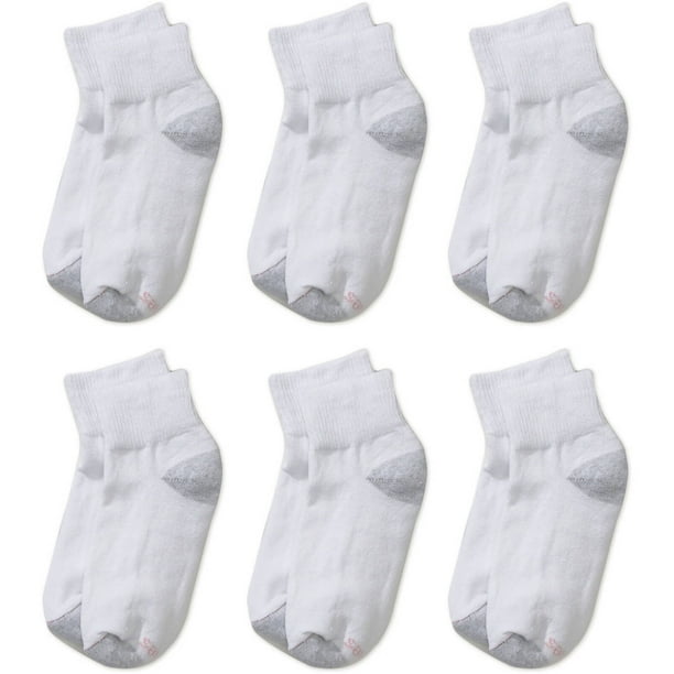 Hanes Women's Athletic Socks, 6 Pairs