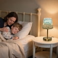 thumbnail image 5 of Adjustable 3-Color Light Desk Light Vintage Bronze Table Lamp For Bedroom Office Living Room Light Blue Background, 5 of 9