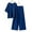 Blue, variant on Two Piece Sets For Women Linen Summer Lounge Matching Set 2025 Travel Vacation Airport Outfits Clothing Beige L