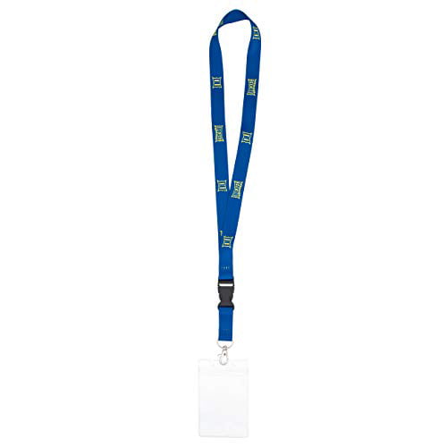 w/ Pouch Gray Indiana State University Car Keys College ID Badge Holder Lanyard Keychain Detachable Breakaway Snap Buckle