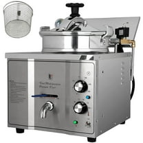 INTBUYING 16L Electric High Pressure Fried Chicken Stove Stainless Steel