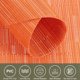 thumbnail image 3 of Uxcell 8Pcs Manteles, Manteles Redondos de 13.7 Pulgadas, Manteles Trenzados Antideslizantes Resistentes al Calor, Manteles Lavables para Mesa de Comedor con Superficie de Textura de Bambú, Naranja, 3 of 7