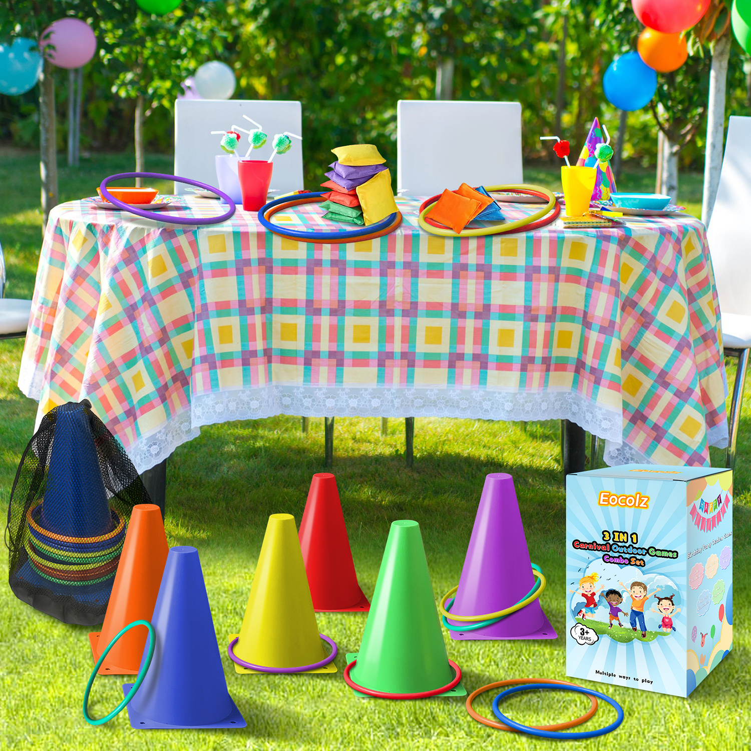 Eocolz 3-in-1 Carnival Games Set photo 2