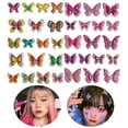 thumbnail image 1 of 2 Feuilles Autocollant Décoratif Papillon Corps Autocollant Photo Prop Journal Autocollant, 1 of 10