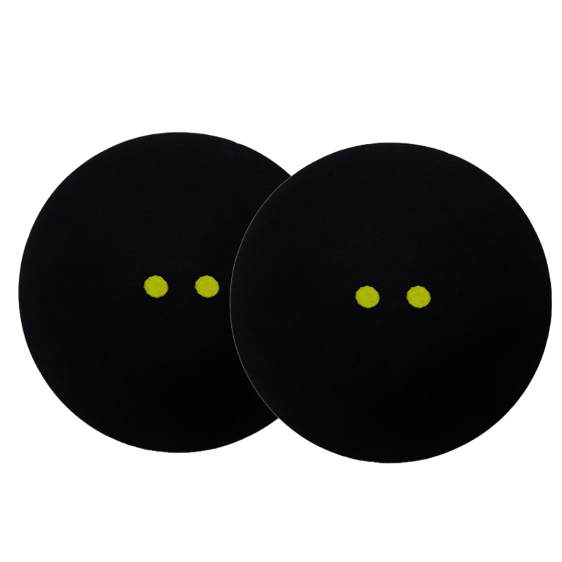 Squash Ball Two-Yellow Dots Low Speed Sports Rubber Balls Competition Squa G4 