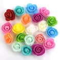 thumbnail image 5 of Foam Mini Roses Flower for Hair Tiaras, Home Decor, DIY Craft (200 Pieces) Pink, 5 of 5