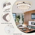 thumbnail image 2 of Lámpara FRIXCHUR 19.7 Crystal c/ LED 55W 2700K/4000K/6500K, 2 of 8