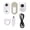 White, variant on YAHHU Body Worn Camera HD Wearable Portable Small Camcorder Sport Action Recorder for Work Travel Pet Walking Pocket Video Camera for Law Enforcement Security Guard with Built-in Battery Black