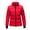 #2 Red, variant on Lightweight Down Coat for Women Winter Warm Hooded Puffer Jackets Plus Size Zip Up Long Sleeve Thermal Outerwear