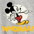 thumbnail image 3 of Disney - Mickey Mouse - WHOAAA! - Youth Crewneck Fleece Sweatshirt, 3 of 5