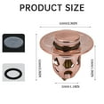 Faucet Hardware Universal Sink Drain Stoppers 2024 Newest Sink Stopper