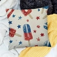 thumbnail image 2 of BANET Pillow Covers , Red Blue Decor Throw Pillows Pillowcase Summer Outdoor Decorations Farmhouse Cushion Case for Couch Home White, 2 of 5
