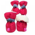 thumbnail image 5 of Prettyui 4pcs Waterproof Anti-slip Winter Thick Warm Pet Dog Shoes Rain Snow Boots Footwear For Small Cats Dogs, 5 of 6