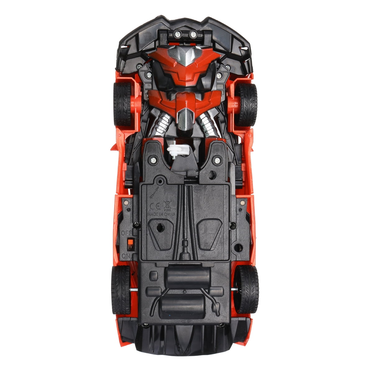 Transformer Robot RC Remote Control Car Toy w/ Sounds LED Lights