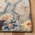 thumbnail image 3 of SAFAVIEH Trace Constantina Geometric Area Rug, Grey/Blue, 2' x 3', 3 of 7