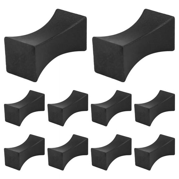 10PCS Chopsticks Rest Little Stands Spoon Fork Holder Set Utensil Cutlery Stand Black