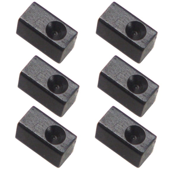 6Pcs 7.9x4x5mm Tremolo Bridge Saddle Clamp Pressure Lock String Insert Block