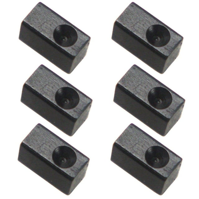 6 Piezas De Guitarra Tremolo Puente Sillín De Bloqueo De Cadena Bloque Para Piezas De Guitarra Eléctrica Accesorios Gloria Bloque de trémolo de guitarra