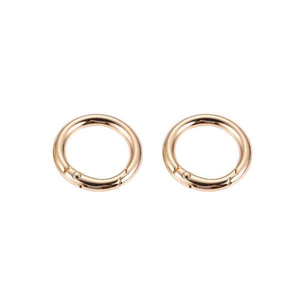 Hebillas para Bolsas Metal Accesorios Bricolaje (dorado) Circular Anillo 10 Uds.
