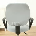 thumbnail image 3 of Moonsaad Stretch Office Computer Rotating Chair Split Cover, Spandex Seat Cover Chair Protector Slipcover, 3 of 7