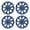 Black Lacquer & Blue Lacquer, variant on (4-Pack) 14" Universal Wheel Rims Cover Hubcaps Snap-On ABS Hub Caps for Car,Truck,SUV(14-inch,Matte Black Painted)