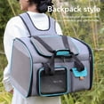 thumbnail image 4 of Large Capacity Portable Pet Carrier Backpack Breathable Mesh Cat Carrier Easy to Clean Dog Carrier Outdoors, 4 of 7