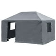 thumbnail image 1 of Sojag Winter Cover 10 x 14 x 10 ft Grey Winter Cover For Gazebos, 1 of 7