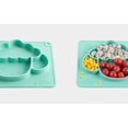 thumbnail image 2 of Silicone Divided Toddler Plates - Fun Lamb Shape Plate With Built-in Placemat For Toddlers, 2 of 4