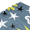 thumbnail image 4 of YFYANG Waterproof Bathroom Shower Curtain, Gray-Blue Geometric Star Pattern Shower Curtain Set with Hooks, Home Bathroom Tub Decor - 72 "x72", Iron Hooks, 4 of 6