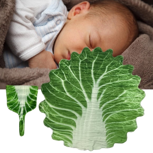 de repollo Conjunto de pañales y sombreros para bebés, accesorios de fotografía de franela suave divertidas para bebés Envoltura para BLESIY Manta envolvente