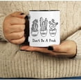 thumbnail image 5 of Inkdotpot Don't be a Prick11 OzCeramic CoffeeMugsFunny Novelty Inspirational Quotes Gift For Co-Worker Boss -Black, 5 of 6
