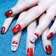 thumbnail image 5 of Envolturas de uñas navideñas, pegatinas de uñas de gel lindas, manicura autoadhesiva, 5 of 5