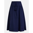 thumbnail image 6 of Scenario Women's and Women's Plus Tie Waist Midi Skirt, Sizes XS-4X, 6 of 6