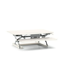 HON Coordinate Desktop Riser with Keyboard Tray, White (BSXRISERWHT)