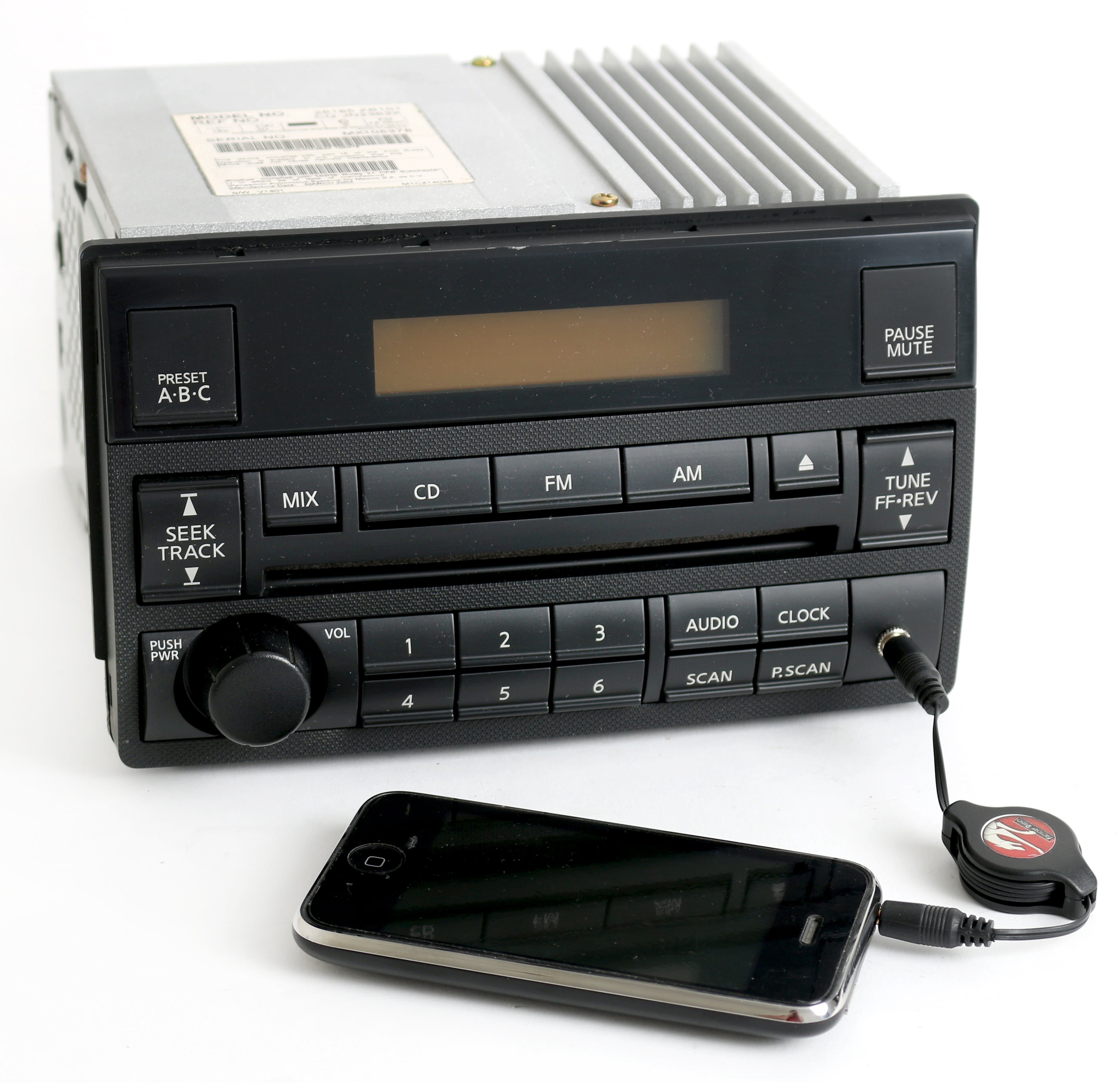 Restored Nissan 05-06 Altima Radio AMFM CD Player w Aux mp3 Input Spd Vol Ctrl 28185ZB101 (Refurbished)