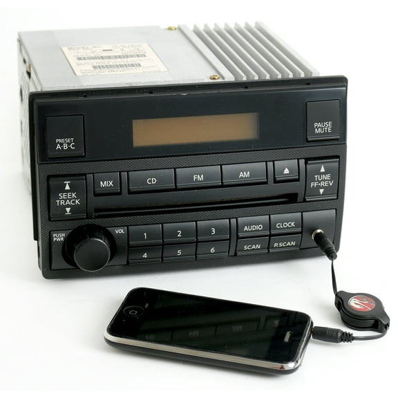 Restored Nissan 05-06 Altima Radio AMFM CD Player w Aux mp3 Input Spd Vol Ctrl 28185ZB101 (Refurbished)