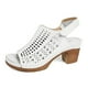 thumbnail image 5 of WILLBEST Sandalias Playa De Moda Para Mujer, Con Punta Abierta Y Tacón Alto, Para Salidas Informales, Vacaciones En La Playa Y Citas Nocturnas, Con Cierre Ajustable De Velcro., 5 of 6
