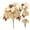 Beige, variant on Artificial Beige Pumpkin Floral Pick with Navy Blue Maple Leaves & White Berries, Fall Halloween Fake Pumpkin Stem Bouquet, Farmhouse Table Centerpiece Decor for Autumn Thanksgiving Party