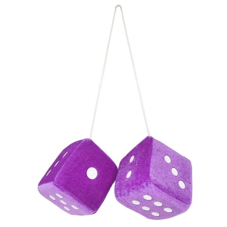 

TIERPOP Hanging Ornament Dice Velvet New Year Gifts Car Rear View Mirror Pendant Car Goods Car Styling