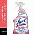 thumbnail image 1 of Lysol Bathroom Cleaning- Bathroom Cleaner Spray,Multi-surface cleaner trigger, Bathroom Foam, Summer Fresh, Powers Through Soap Scum, 950 mL, 1 of 4